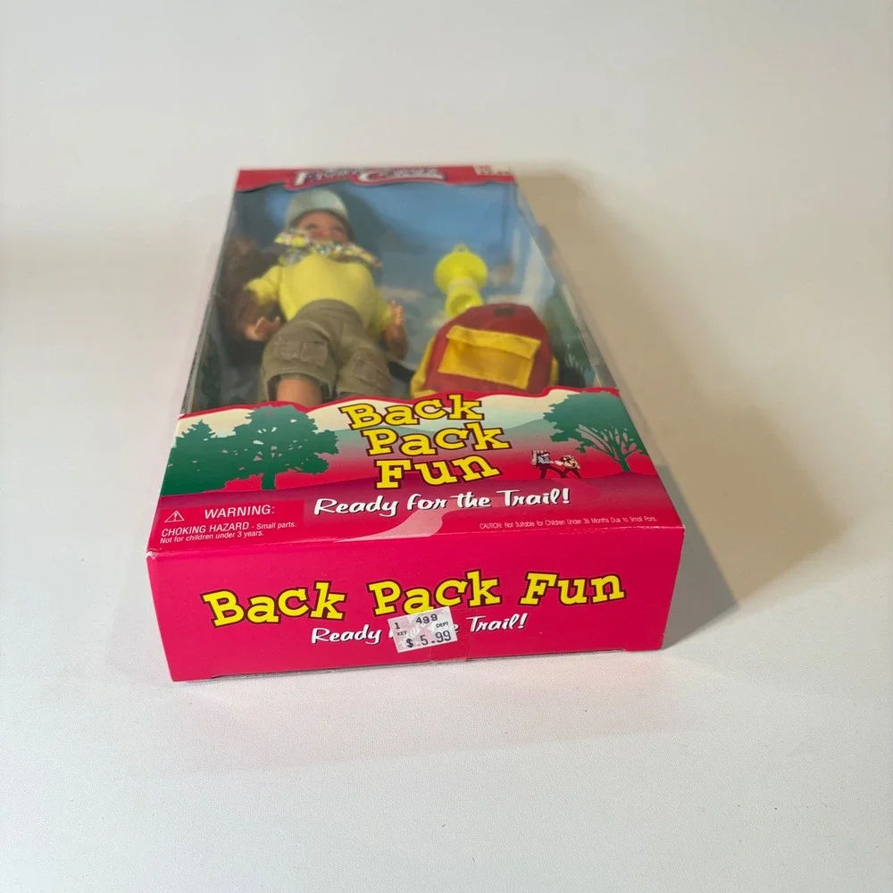 Vintage Fashion Corner Back Pack Fun Camping Hiking Lucky Kmart Barbie clone